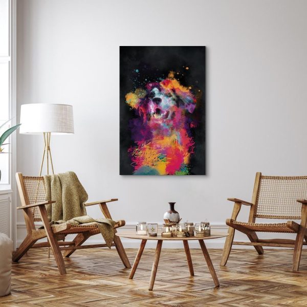 Canvas Print - Dog's Joy (1 Part) Vertical