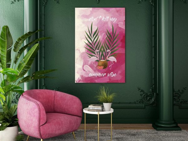 Canvas Print - Don't Kill My Summer Vibe (1 Part) Vertical - Image 2