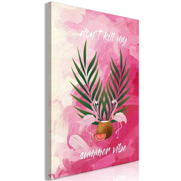 Canvas Print - Don't Kill My Summer Vibe (1 Part) Vertical