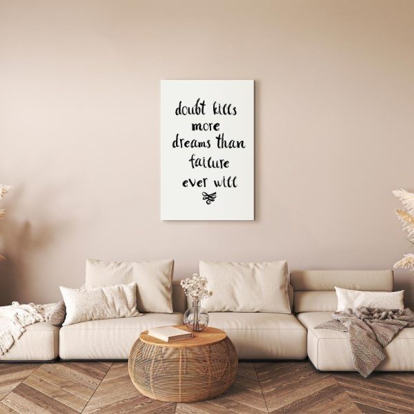 Canvas Print - Doubts and Dreams (1 Part) Vertical