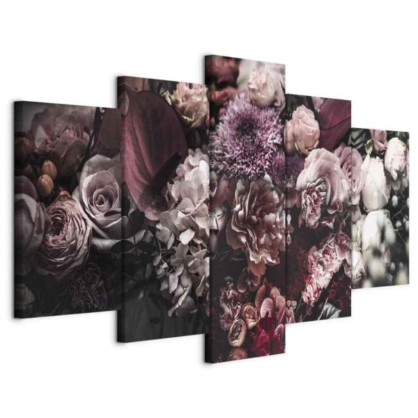 Canvas Print - Dream In the Garden (5 Parts) Wide