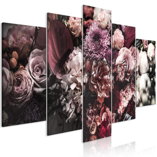 Canvas Print - Dream In the Garden (5 Parts) Wide