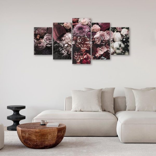 Canvas Print - Dream In the Garden (5 Parts) Wide