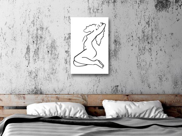 Canvas Print - Dreamy Lady (1 Part) Vertical - Image 2