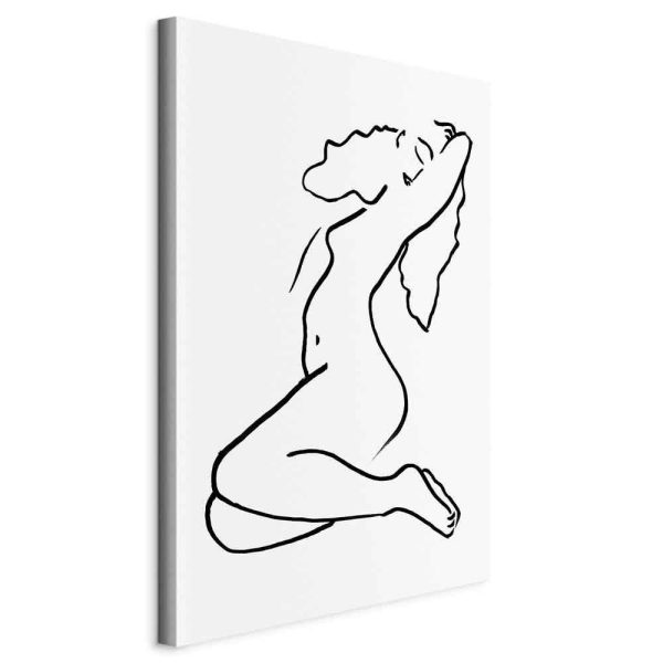 Canvas Print - Dreamy Lady (1 Part) Vertical