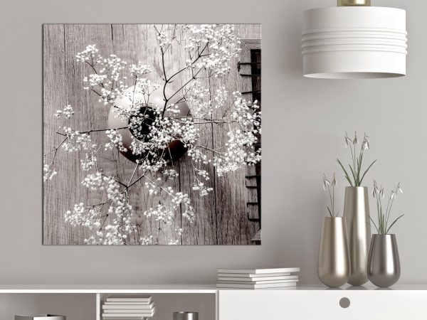 Canvas Print - Dried Flowers (1 Part) Square - Image 2