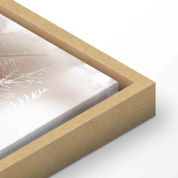 Canvas Print - Drops of Dew (1 Part) Brown Narrow - Image 13