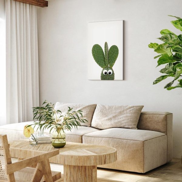 Canvas Print - Ear Cactus (1 Part) Vertical
