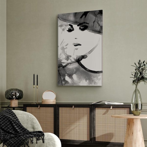 Canvas Print - Elegance in Love (1 Part) Vertical