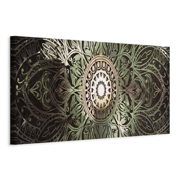 Canvas Print - Emerald Mandala