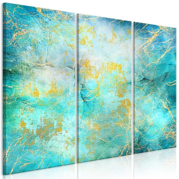 Canvas Print - Emerald Ocean (3 Parts)