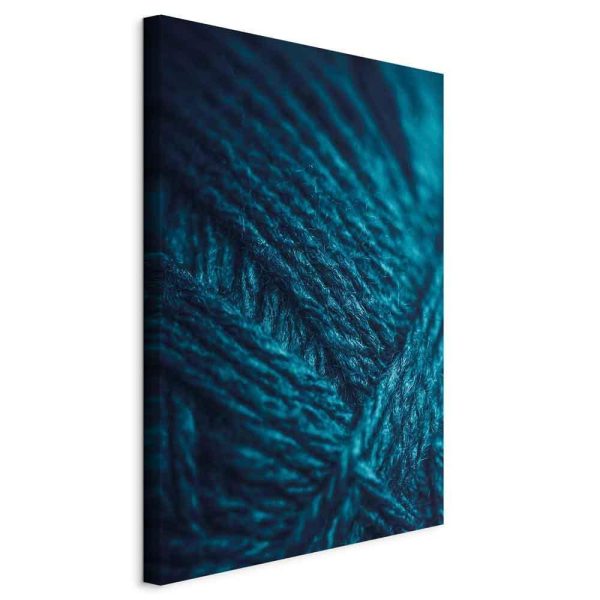 Canvas Print - Emerald Wool (1 Part) Vertical
