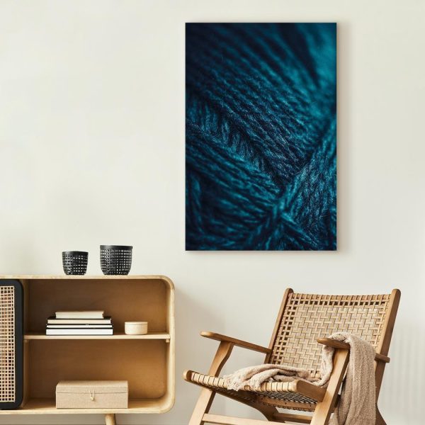 Canvas Print - Emerald Wool (1 Part) Vertical
