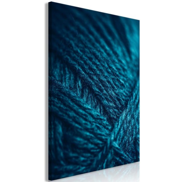 Canvas Print - Emerald Wool (1 Part) Vertical