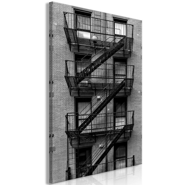 Canvas Print - Emergency Exit (1 Part) Vertical