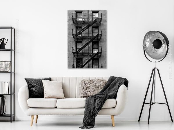 Canvas Print - Emergency Exit (1 Part) Vertical