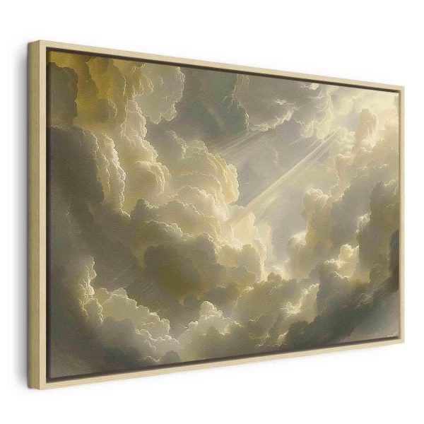 Canvas Print - Enchanting Play of Colors Against a Backdrop of Clouds - Image 2