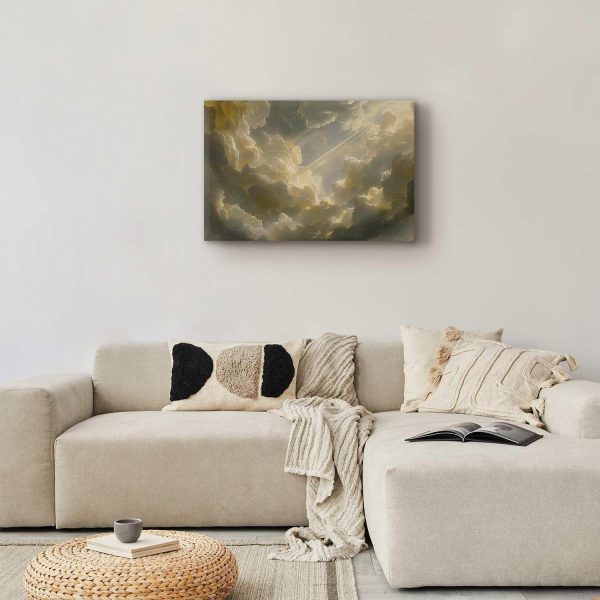 Canvas Print - Enchanting Play of Colors Against a Backdrop of Clouds - Image 6