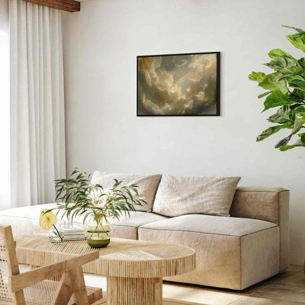 Canvas Print - Enchanting Play of Colors Against a Backdrop of Clouds - Image 4