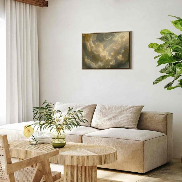 Canvas Print - Enchanting Play of Colors Against a Backdrop of Clouds - Image 5