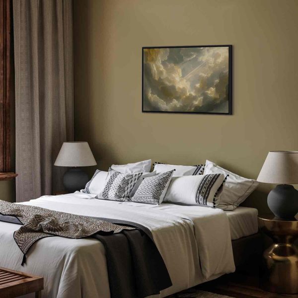Canvas Print - Enchanting Play of Colors Against a Backdrop of Clouds - Image 7