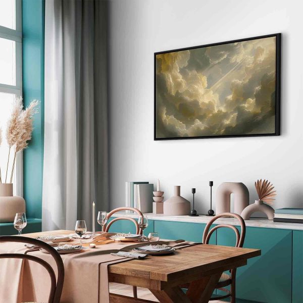 Canvas Print - Enchanting Play of Colors Against a Backdrop of Clouds - Image 11