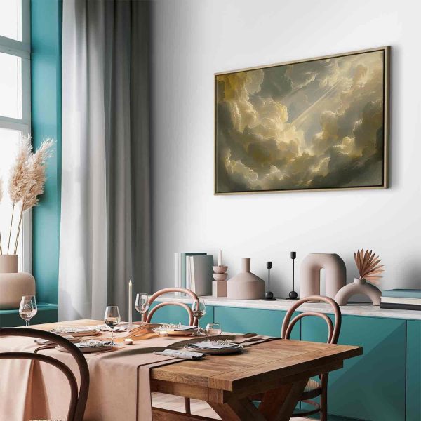 Canvas Print - Enchanting Play of Colors Against a Backdrop of Clouds - Image 12
