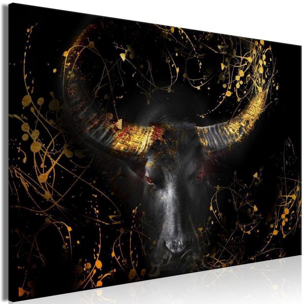 Canvas Print - Enraged Bull (1 Part) Vertical - Third Variant