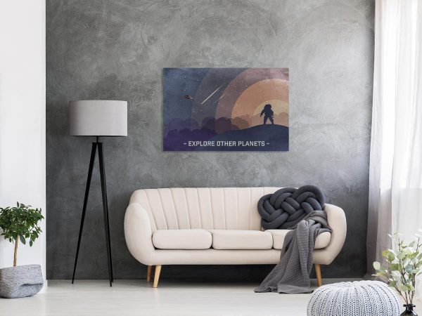 Canvas Print - Explore Other Planets (1 Part) Wide