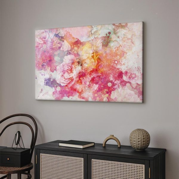 Canvas Print - Explosion of Flowers (1 Part) Wide