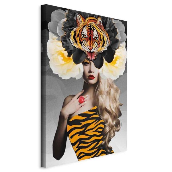 Canvas Print - Eye of the Tiger (1 Part) Vertical