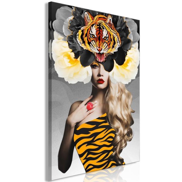 Canvas Print - Eye of the Tiger (1 Part) Vertical