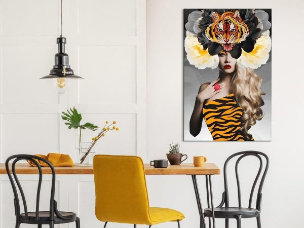 Canvas Print - Eye of the Tiger (1 Part) Vertical