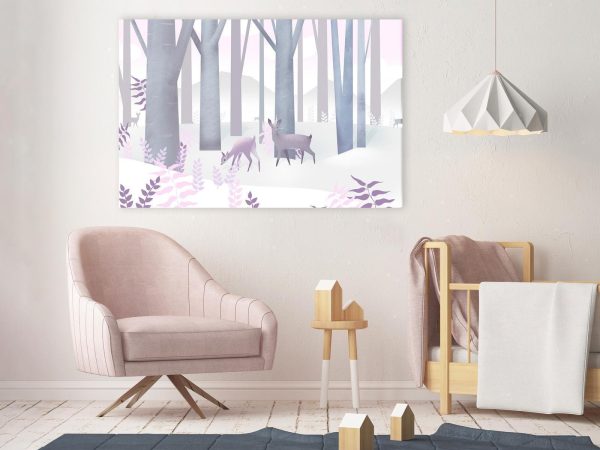 Canvas Print - Fairy-Tale Forest (1 Part) Vertical - Second Variant - Image 2