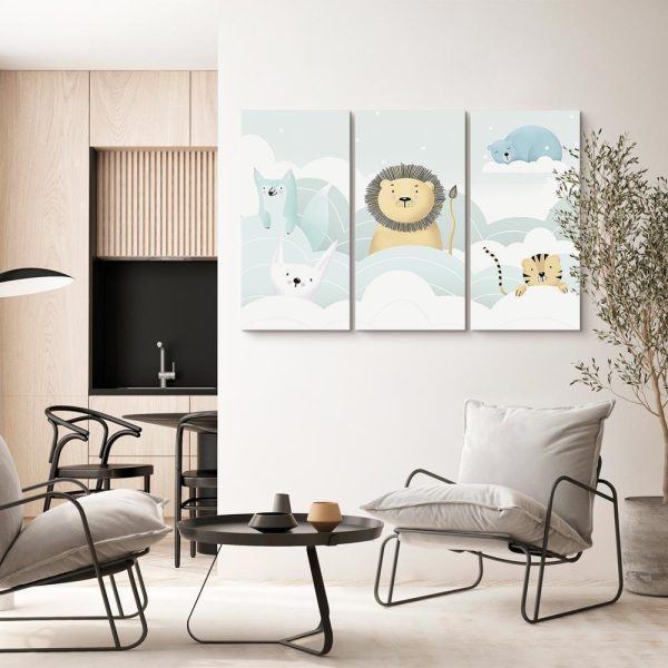 Canvas Print - Fairy-Tale Zoo (3 Parts) - Image 3