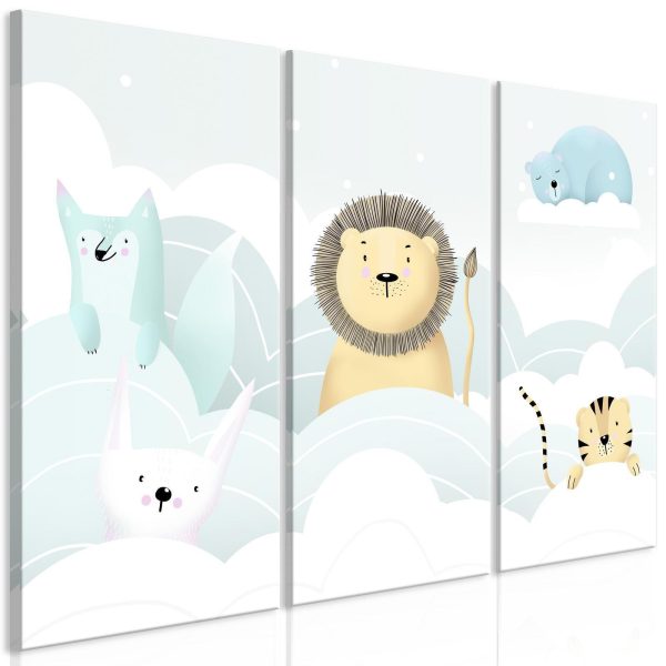Canvas Print - Fairy-Tale Zoo (3 Parts) - Image 2
