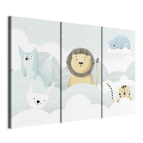 Canvas Print - Fairy-Tale Zoo (3 Parts)