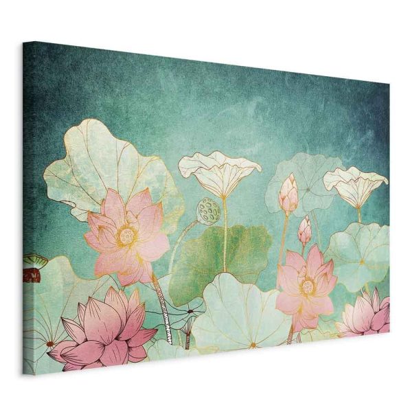 Canvas Print - Fairytale Flowers (1 Part) Wide