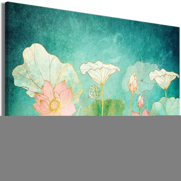 Canvas Print - Fairytale Flowers (1 Part) Wide