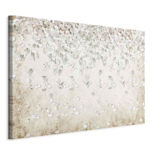 Canvas Print - Falling Flowers (1 Part) Wide