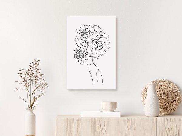 Canvas Print - Fancy Roses (1 Part) Vertical - Image 2