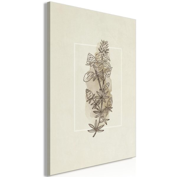 Canvas Print - Field Sketch (1 Part) Vertical