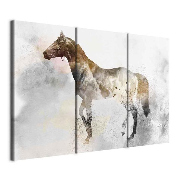 Canvas Print - Fiery Steed (3 Parts)