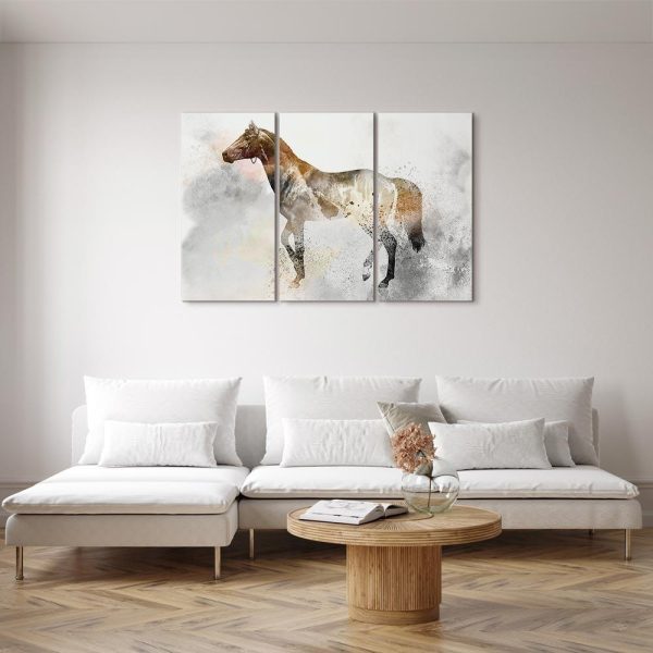 Canvas Print - Fiery Steed (3 Parts)