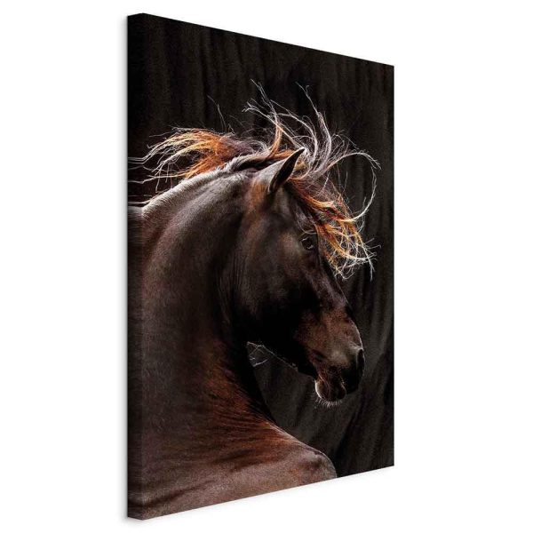 Canvas Print - Fiery Wind (1 Part) Vertical