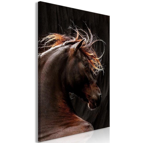 Canvas Print - Fiery Wind (1 Part) Vertical