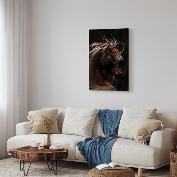 Canvas Print - Fiery Wind (1 Part) Vertical