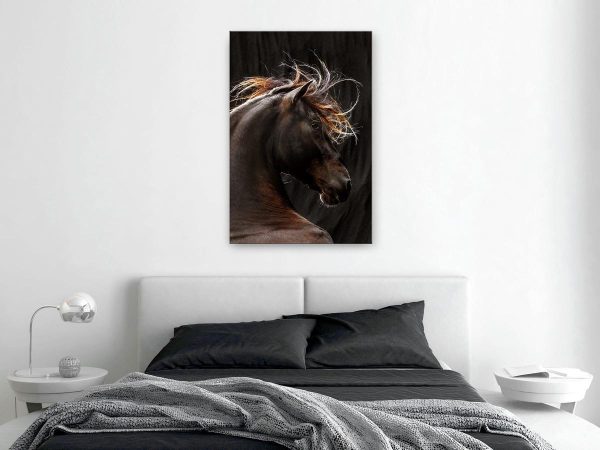 Canvas Print - Fiery Wind (1 Part) Vertical