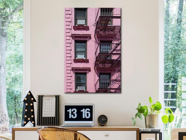 Canvas Print - Fire Stairs (1 Part) Vertical
