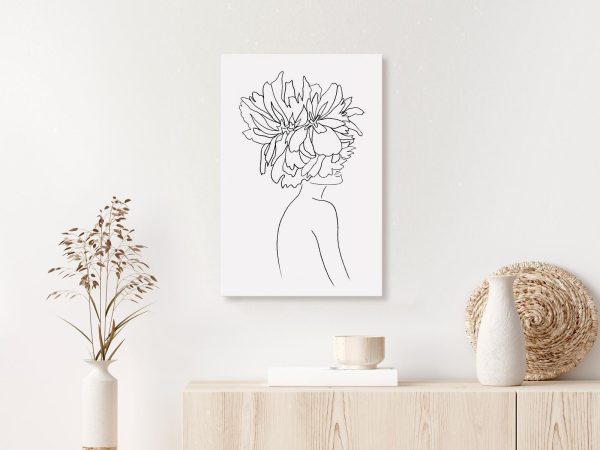 Canvas Print - Floral Argument (1 Part) Vertical - Image 2